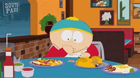 cartman eating